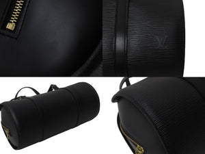 極美品 LOUIS VUITTON ルイヴィトン ハンドバッグ M52862 スフロ ノワール ゴールド金具 ブラック 中古 4c076420