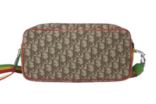 Load image into Gallery viewer, 極美品 Christian Dior クリスチャンディオール ショルダーバッグ トロッター柄 ラスタ 05-MA-0034 キャンバス レザー シルバー金具 中古 4c076424