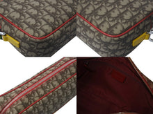 Load image into Gallery viewer, 極美品 Christian Dior クリスチャンディオール ショルダーバッグ トロッター柄 ラスタ 05-MA-0034 キャンバス レザー シルバー金具 中古 4c076424