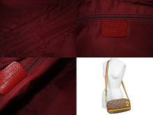 Load image into Gallery viewer, 極美品 Christian Dior クリスチャンディオール ショルダーバッグ トロッター柄 ラスタ 05-MA-0034 キャンバス レザー シルバー金具 中古 4c076424