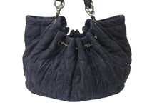 Load image into Gallery viewer, CHANEL シャネル ココカバス GM チェーントートバッグ A46887 12番台 デニム インディゴブルー ココマーク 良品 中古 4c076434