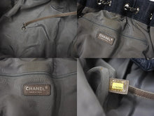 Load image into Gallery viewer, CHANEL シャネル ココカバス GM チェーントートバッグ A46887 12番台 デニム インディゴブルー ココマーク 良品 中古 4c076434