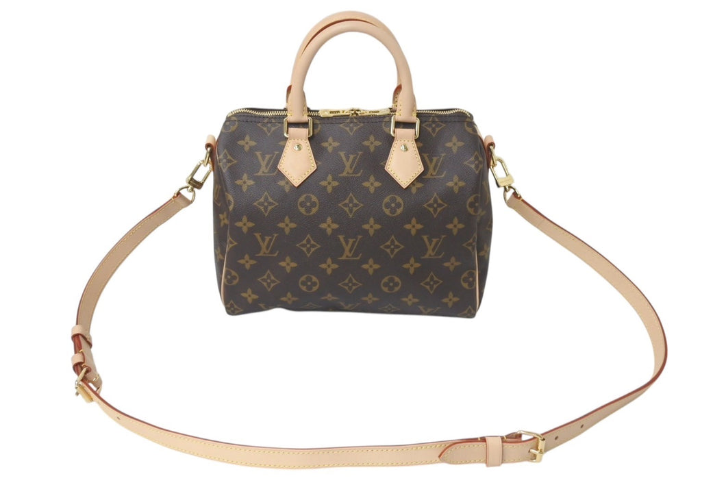 極美品 LOUIS VUITTON ルイヴィトン モノグラム スピーディ バンドリエール 25 2WAY ハンドバッグ ショルダーバッグ M46977 IC 中古 4c076437