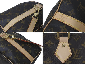 極美品 LOUIS VUITTON ルイヴィトン モノグラム スピーディ バンドリエール 25 2WAY ハンドバッグ ショルダーバッグ M46977 IC 中古 4c076437