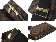 Load image into Gallery viewer, LOUIS VUITTON ルイヴィトン ショルダーバッグ ジェロニモス ダミエキャンバス ブラウン N51994 美品 中古 4c076450