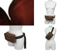 Load image into Gallery viewer, LOUIS VUITTON ルイヴィトン ショルダーバッグ ジェロニモス ダミエキャンバス ブラウン N51994 美品 中古 4c076450