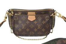 Load image into Gallery viewer, LOUIS VUITTON ルイヴィトン ミュルティポシェット アクセソワール カーキ ショルダーバッグ モノグラム M44813 美品 中古 4c076454