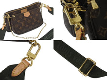 Load image into Gallery viewer, LOUIS VUITTON ルイヴィトン ミュルティポシェット アクセソワール カーキ ショルダーバッグ モノグラム M44813 美品 中古 4c076454