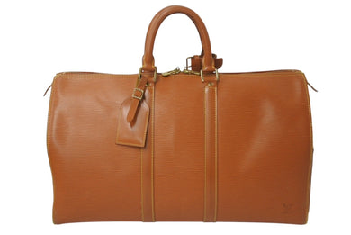 LOUIS VUITTON ルイヴィトン キーポル45 ボストンバッグ M42978 エピレザー ジパングゴールド 美品 中古 4c076470