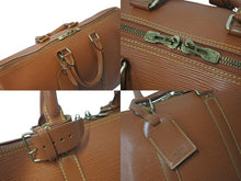 Load image into Gallery viewer, LOUIS VUITTON ルイヴィトン キーポル45 ボストンバッグ M42978 エピレザー ジパングゴールド 美品 中古 4c076470