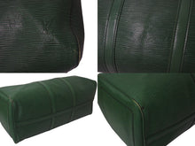 Load image into Gallery viewer, LOUIS VUITTON ルイヴィトン キーポル50 ボストンバッグ M42964 ボルネオグリーン エピレザー ゴールド金具 美品 中古 4c076471