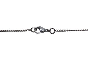 CHANEL シャネル ココマーク ネックレス 重量約9.5g 全長約44cm 10A刻印 ラインストーン レジン シルバー 美品 中古 4c076477