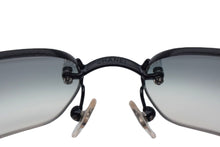 Load image into Gallery viewer, 極美品 CHANEL シャネル サングラス 4017-D c.170/8G サイズ62□17 120 リムレス ココマーク ラインストーン グラデーションレンズ 中古 4c076488