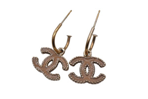 CHANEL シャネル ココマーク ピアス 両耳用 重量約5.2g A12C刻印 メタル ゴールド ベージュ 美品 中古 4c076478
