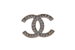 CHANEL シャネル ココマーク ピアス 両耳用 重量約2.8g A11A刻印 メタル ラインストーン ゴールド 美品 中古 4c076482