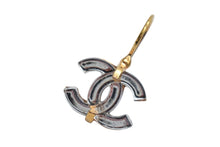 Load image into Gallery viewer, 極美品 CHANEL シャネル ココマーク ピアス ジプシー 両耳用 重量約5.0g 02A刻印 メタル ゴールド クリア 中古 4c076490