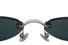 Load image into Gallery viewer, CHANEL シャネル サングラス 4003 c.103/71 サイズ53□19 130 リムレス ココマーク シルバー イタリア製 美品 中古 4c076499