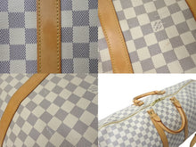 Load image into Gallery viewer, LOUIS VUITTON ルイヴィトン ボストンバッグ N41429 キーポルバンドリエール55 ベージュ ダミエアズール 美品 中古 4c076506