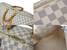 Load image into Gallery viewer, LOUIS VUITTON ルイヴィトン ボストンバッグ N41429 キーポルバンドリエール55 ベージュ ダミエアズール 美品 中古 4c076506