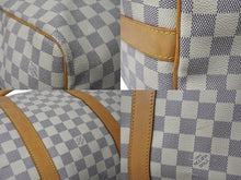 Load image into Gallery viewer, LOUIS VUITTON ルイヴィトン ボストンバッグ N41429 キーポルバンドリエール55 ベージュ ダミエアズール 美品 中古 4c076506