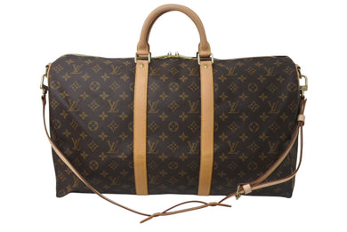 LOUIS VUITTON ルイヴィトン キーポルバンドリエール50 ボストンバッグ M41416 モノグラムキャンバス ブラウン 美品 中古 4c076507