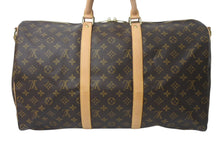 Load image into Gallery viewer, LOUIS VUITTON ルイヴィトン キーポルバンドリエール50 ボストンバッグ M41416 モノグラムキャンバス ブラウン 美品 中古 4c076507