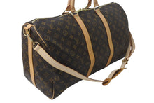 Load image into Gallery viewer, LOUIS VUITTON ルイヴィトン キーポルバンドリエール50 ボストンバッグ M41416 モノグラムキャンバス ブラウン 美品 中古 4c076507