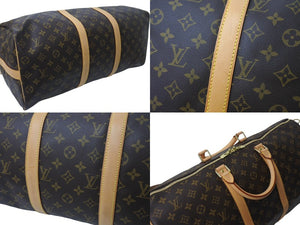 LOUIS VUITTON ルイヴィトン キーポルバンドリエール50 ボストンバッグ M41416 モノグラムキャンバス ブラウン 美品 中古 4c076507