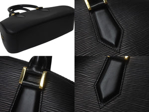 極美品 LOUIS VUITTON ルイヴィトン エピ ジャスミン ハンドバッグ M52782 ノワール ブラック エピレザー 中古 4c076509