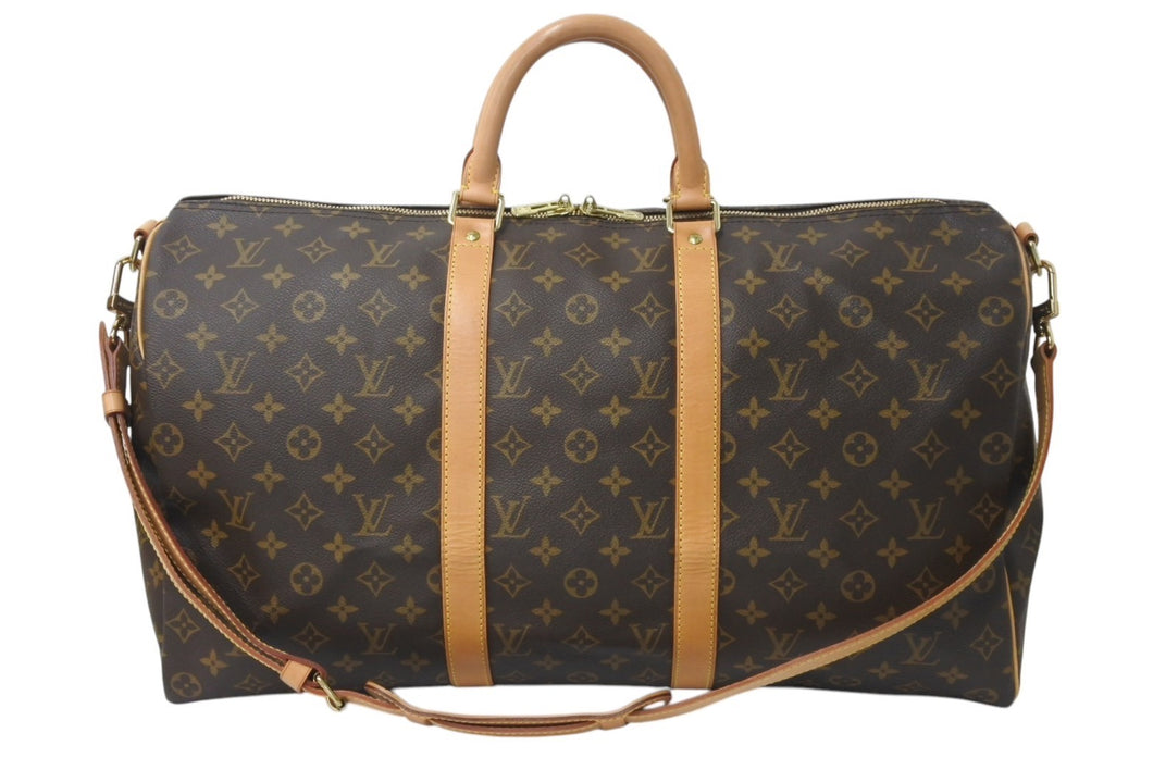 LOUIS VUITTON ルイヴィトン キーポルバンドリエール50 モノグラムキャンバス M41416 ボストンバッグ 美品 中古 4c076511