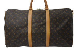 LOUIS VUITTON ルイヴィトン キーポルバンドリエール50 モノグラムキャンバス M41416 ボストンバッグ 美品 中古 4c076511