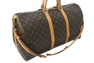 LOUIS VUITTON ルイヴィトン キーポルバンドリエール50 モノグラムキャンバス M41416 ボストンバッグ 美品 中古 4c076511