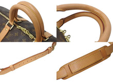 Load image into Gallery viewer, LOUIS VUITTON ルイヴィトン キーポルバンドリエール50 モノグラムキャンバス M41416 ボストンバッグ 美品 中古 4c076511
