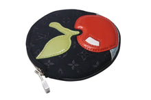 画像をギャラリービューアに読み込む, LOUIS VUITTON ルイヴィトン モノグラムサテン コントドゥフェ コインケース M92272 ブラック リンゴ 財布 小物 美品 中古 4c076540