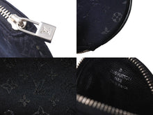 画像をギャラリービューアに読み込む, LOUIS VUITTON ルイヴィトン モノグラムサテン コントドゥフェ コインケース M92272 ブラック リンゴ 財布 小物 美品 中古 4c076540