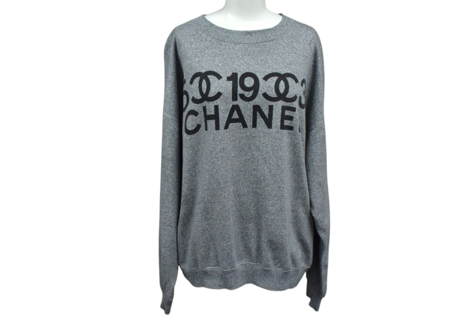 CHANEL シャネル　ココマークロゴ クルーネックスウェットシャツ トレーナー CHANEL シャネル ココマークロゴ クルーネックスウェットシャツ