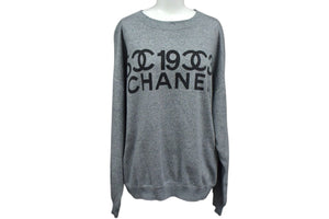 CHANEL シャネル スウェット トレーナー 5 19 31 ココマーク ロゴ 26412 1990年代 ヴィンテージ Lサイズ グレー 美品 中古 4c076557