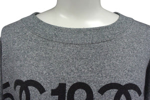 CHANEL シャネル スウェット トレーナー 5 19 31 ココマーク ロゴ 26412 1990年代 ヴィンテージ Lサイズ グレー 美品 中古 4c076557