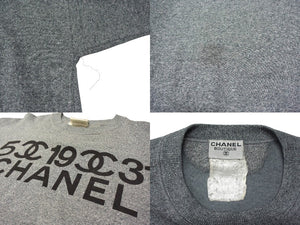 CHANEL シャネル スウェット トレーナー 5 19 31 ココマーク ロゴ 26412 1990年代 ヴィンテージ Lサイズ グレー 美品 中古 4c076557