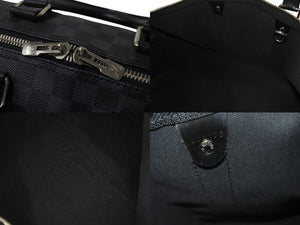 LOUISVUITTON ルイヴィトン キーポルバンドリエール45 ボストンバッグ N41418 ダミエグラフィット ブラック 美品 中古 4c076503