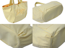 画像をギャラリービューアに読み込む, LOUIS VUITTON ルイヴィトン カバ イパネマPM トートバッグ M95985 リバーシブル イエロー コットンキャンバス レザー ゴールド金具 美品 中古 4c076596