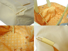 画像をギャラリービューアに読み込む, LOUIS VUITTON ルイヴィトン カバ イパネマPM トートバッグ M95985 リバーシブル イエロー コットンキャンバス レザー ゴールド金具 美品 中古 4c076596