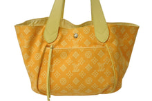 画像をギャラリービューアに読み込む, LOUIS VUITTON ルイヴィトン カバ イパネマPM トートバッグ M95985 リバーシブル イエロー コットンキャンバス レザー ゴールド金具 美品 中古 4c076596