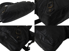 Load image into Gallery viewer, BALENCIAGA バレンシアガ シティ 2WAYハンドバッグ ワンショルダーバッグ 103208 ブラック レザー アンティークゴールド 美品 中古 4c076640