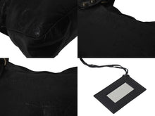 Load image into Gallery viewer, BALENCIAGA バレンシアガ シティ 2WAYハンドバッグ ワンショルダーバッグ 103208 ブラック レザー アンティークゴールド 美品 中古 4c076640