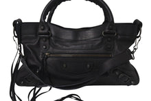Load image into Gallery viewer, BALENCIAGA バレンシアガ ザ ファースト 2WAY ハンドバッグ ショルダーバッグ 10周年記念 103208 ブラック 美品 中古 4c076642