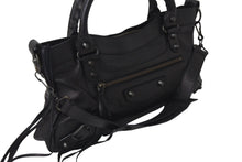 Load image into Gallery viewer, BALENCIAGA バレンシアガ ザ ファースト 2WAY ハンドバッグ ショルダーバッグ 10周年記念 103208 ブラック 美品 中古 4c076642