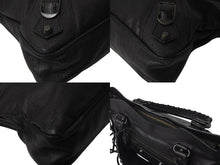 Load image into Gallery viewer, BALENCIAGA バレンシアガ ザ ファースト 2WAY ハンドバッグ ショルダーバッグ 10周年記念 103208 ブラック 美品 中古 4c076642