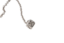 Load image into Gallery viewer, CHROME HEARTS クロムハーツ DICE DBL ダブルダイス ドロップピアス 片耳 シルバー925 重量約10.0g 美品 中古 4c076675