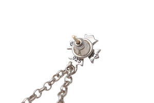 CHROME HEARTS クロムハーツ DICE DBL ダブルダイス ドロップピアス 片耳 シルバー925 重量約10.0g 美品 中古 4c076675